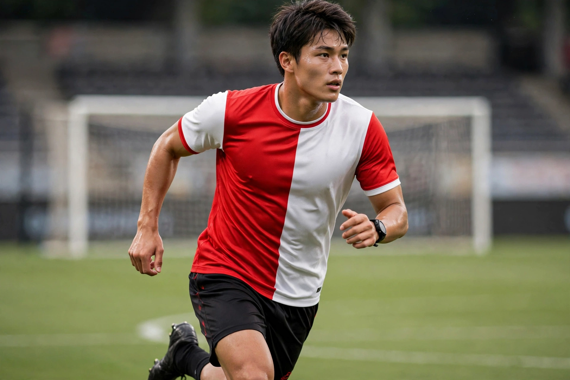 Red white jersey Pro-Fit sprint
