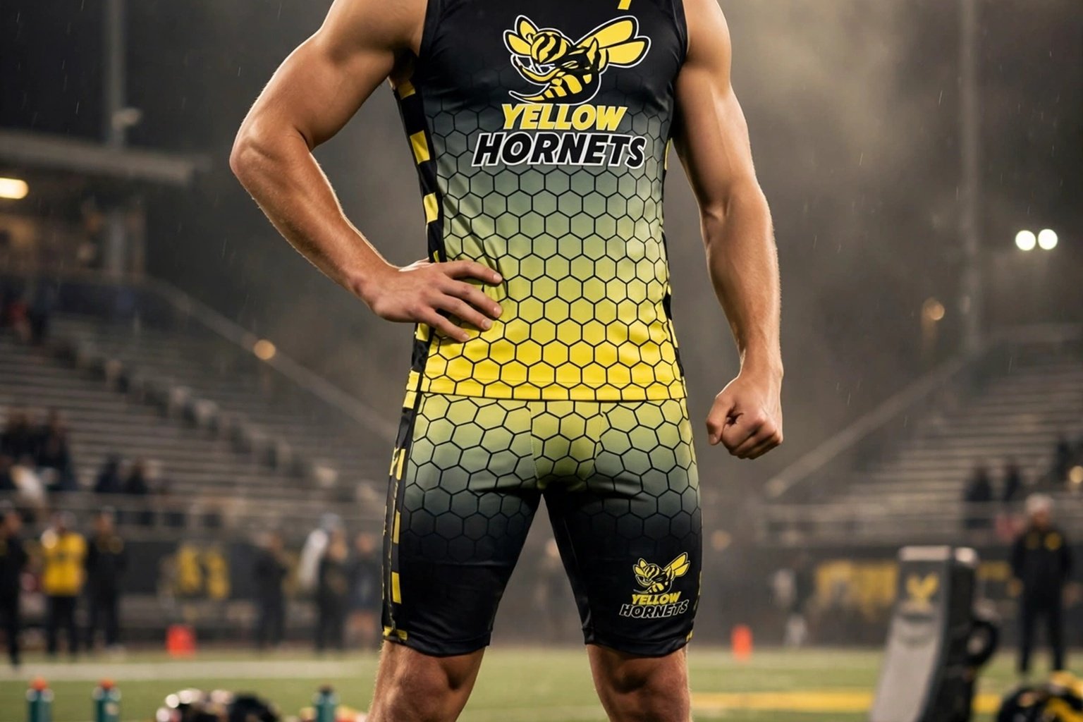 Dominate the tournament circuit with Deuka Wears - custom Yellow Hornets 7 7 on 7 tournament uniforms wholesale - elite discipline factory direct pricing championship contender